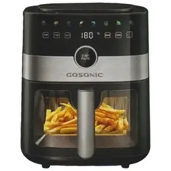 بررسی و خرید سرخ کن بدون روغن گوسونیک مدل GAF-756 با رنگ سفید، قدرت 1750 وات، ظرفیت 6 لیتر - جهان دلیور