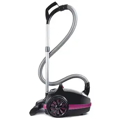 بررسی و خرید جارو برقی دوو مدل DVC-S22P با رنگ مشکی/صورتی، قدرت 2100 وات، نمایشگر LED و فیلتر HEPA 13 - جهان دلیور