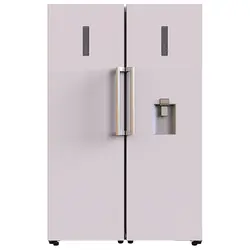 بررسی و خرید یخچال هیمالیا مدل آیس ایج (Ice Age) با رنگ سفید ساده، یخساز دار، دو قلو (کد یخچال) - جهان دلیور