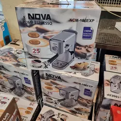 بررسی و خرید اسپرسو ساز نوا (ندوا) مدل NCM-186EXP با پمپ 25 بار - جهان دلیور
