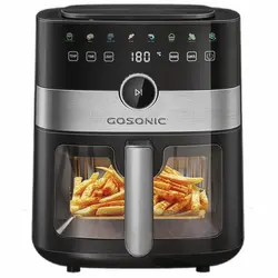 بررسی و خرید سرخ کن بدون روغن گوسونیک مدل GAF-756 با رنگ مشکی، قدرت 1750 وات، ظرفیت 6 لیتر - جهان دلیور