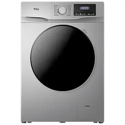 بررسی و خرید لباسشویی 8 کیلویی TCL مدل G82-AS با رنگ نقره، مصرف انرژی +++A، گردش 1200 دور بر دقیقه، موتور تسمه ای، درام کریستالی - جهان دلیور
