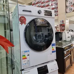 بررسی و خرید لباسشویی 7 کیلویی هیمالیا مدل تتا HWM-712W با رنگ سفید، موتور یونیورسال، دور 1200 دور بر دقیقه - جهان دلیور