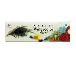 آبرنگ 24 رنگ آقا ميري