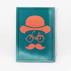 دفتر 100 برگ وزيري روکش دار هفتصد و هفت