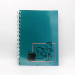 دفتر 100 برگ وزيري روکش دار هفتصد و هفت