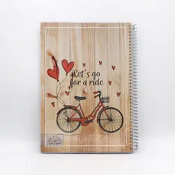 دفتر 100 برگ وزيري روکش دار هفتصد و هفت