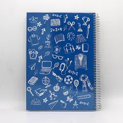 دفتر 100 برگ وزيري روکش دار هفتصد و هفت