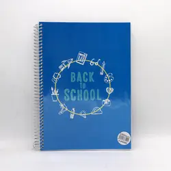 دفتر 100 برگ وزيري روکش دار هفتصد و هفت