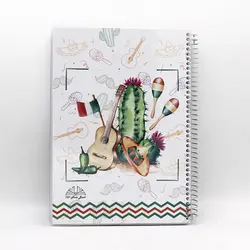 دفتر 100 برگ وزيري روکش دار هفتصد و هفت