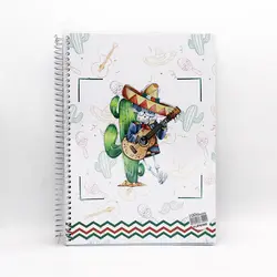 دفتر 100 برگ وزيري روکش دار هفتصد و هفت