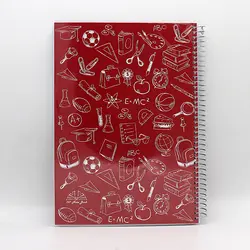 دفتر 100 برگ وزيري روکش دار هفتصد و هفت