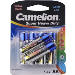 باتری قلمی کملیون 6 عددی کارتی