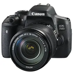 دوربین کانن 750D با لنز 135-STM 18 - jahaneshop - جهان ای شاپ