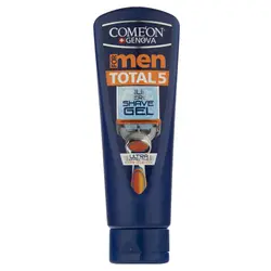 ژل اصلاح کامان مدل توتال 5 (total 5) مناسب آقایان به حجم 200 میلی لیتر