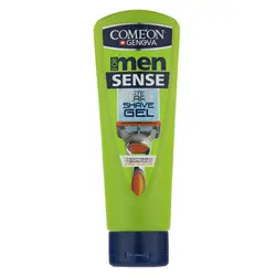 ژل اصلاح کامان مدل حساس (sense) مناسب آقایان به حجم 200 میلی لیتر