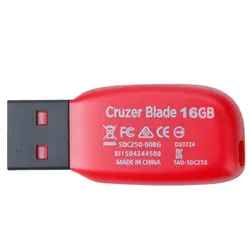 فلش مموری (کول دیسک) سن دیسک 16 گیگابایت سری Blade
