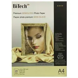 کاغذ A4 بایتک سیم گلس 260 گرم 20 عددی (BITECH PAPER A4 SIM GLOSSY 260 gr 20 SHEETS)