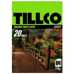 کاغذ A4 تیلکو براق 270 گرم 20 عددی (TILLCO PAPER A4 GLOSSY 270 gr 20 SHEETS)