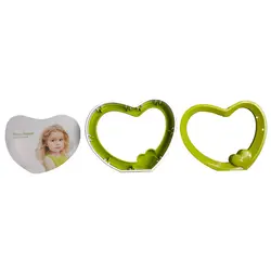 قاب عکس دو طرفه ی قلبی شکل