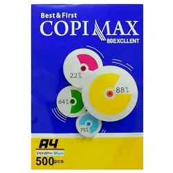کاغذ سایز A4 کپی ماکس آبی شیرینگ (COPIMAX PAPER A4) - jahaneshop - جهان ای شاپ