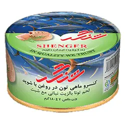 کنسرو ماهی تون (تن) و شوید شنگر به مقدار 180 گرم