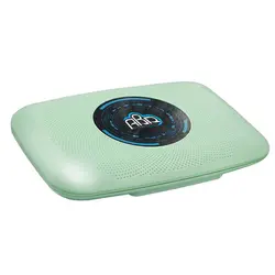 کیف لوازم آرایش و رینگ لایت مدل AS-20 به رنگ آبی نفتی