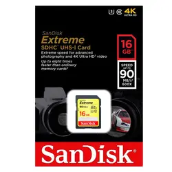 مموری SD سن دیسک 16 گیگابایت 600X - jahaneshop - جهان ای شاپ