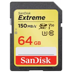 مموری SD سن دیسک 64 گیگابایت 150MB