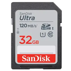 مموری SD سن دیسک 32 گیگابایت الترا با سرعت 120mb/s