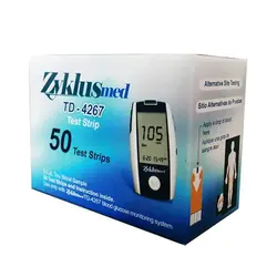نوار تست قندخون زیکلاس مد TD-4267 بسته 50 عددی