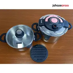 زودپز دوقلو ۴+۶ لیتر زاروتی ترکیه ای - %sitename