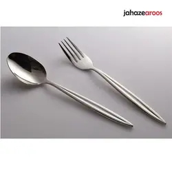 قاشق چنگال 12 پارچه استیل یونیک کد 0009 - %sitename