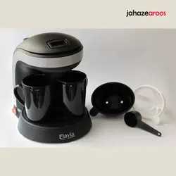 قهوه جوش ۲ فنجونه فلاویا - فروشگاه اینترنتی جهازعروس