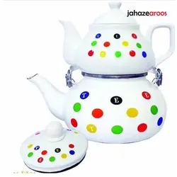 کتری قوری لعابی کد ۰۶ - فروشگاه اینترنتی جهازعروس