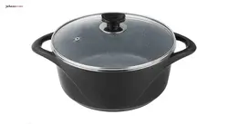 قابلمه چدن گرانیتی ۳۲ عروس - فروشگاه اینترنتی جهازعروس