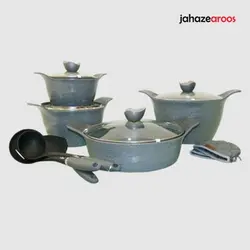 سرویس قابلمه 11 پارچه گرانیتی یونیک UN-7744 - %siten