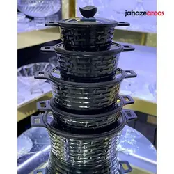 سرویس قابلمه چدن بوش ۱۰ پارچه - فروشگاه اینترنتی جهازعروس