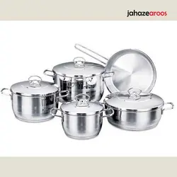 سرویس قابلمه استیل ۹ پارچه کرکماز مدل آسترا کد1900 - %sitena