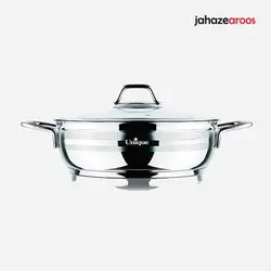 ماهیتابه استیل سایز 26 یونیک کد 9946 - فروشگاه اینترنتی جهازعروس