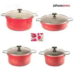 title%% %سرویس پخت و پز 8 پارچه تفلون تابان کد 13101