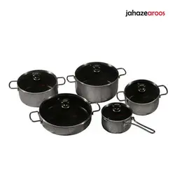 سرویس ۱۰ پارچه درب پیرکس تفلون تابان - فروشگاه اینترنتی جهازعروس