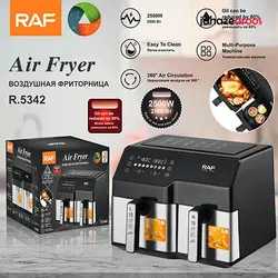 سرخ کن 7+5 لیتری قدرتمند راف مدل R.5342 - فروشگاه اینترنتی جهازعروس