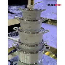 سرویس قابلمه بوش 10 پارچه آلمانی گرانیتی - فروشگاه اینترنتی جهازعروس