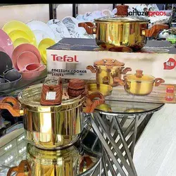 زودپز دوقلو تفال طلایی - فروشگاه اینترنتی جهازعروس