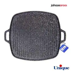 تابه گریل چدنی یونیک مربع درب دار UN-6009 - %sitename