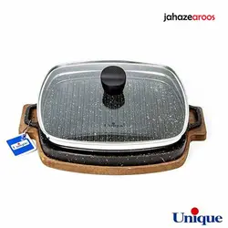 تابه گریل چدنی یونیک مربع UN-6017 - %sitename
