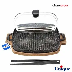 تابه گریل چدنی یونیک مربع UN-6017 - %sitename