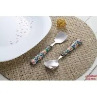 قاشق بستنی خوری گلدار
