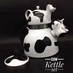 کتری قوری پرانی طرح گاو ⋆ جهیزیه شیک شاپ